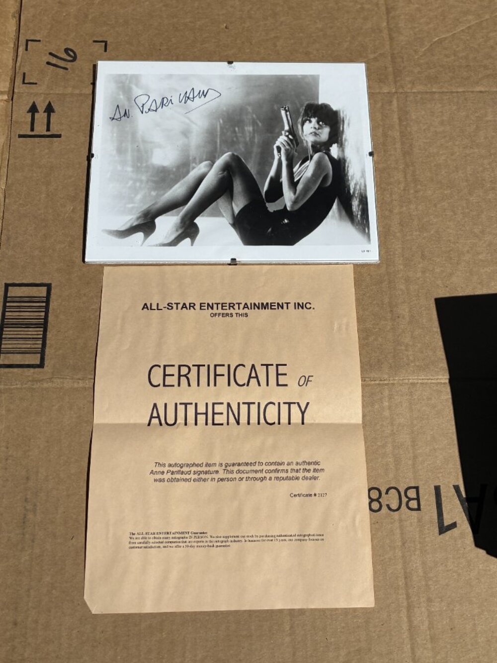 Anne Parillaud Hand Signed Autograph 8x10 Photo - La Femme Nikita 1990 w/ COA